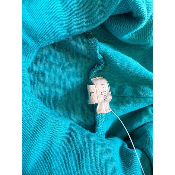 J.Crew Factory Womens Turquoise Turtleneck Long Sleeve Top Size L NWT - Picture 5 of 7